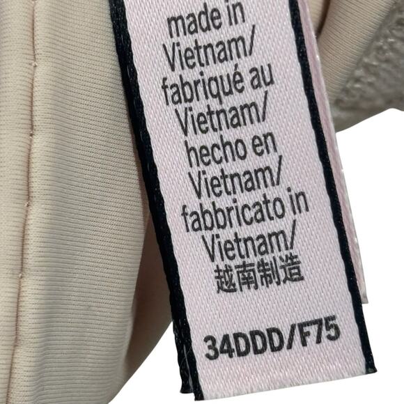 Victoria's Secret Nude T shirt lightly lined wireless size 34 DDD 34 F - Picture 5 of 9